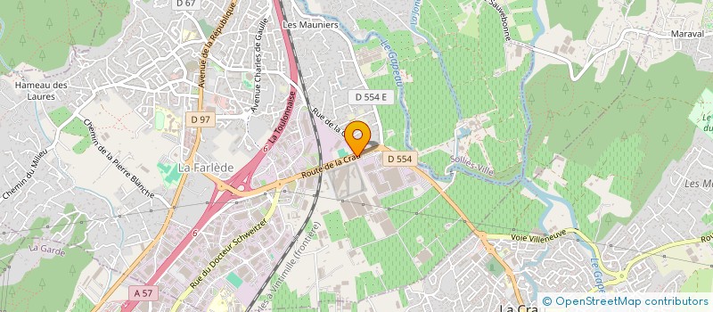 localisation de l'entreprise V - HOLDING  LA FARLEDE