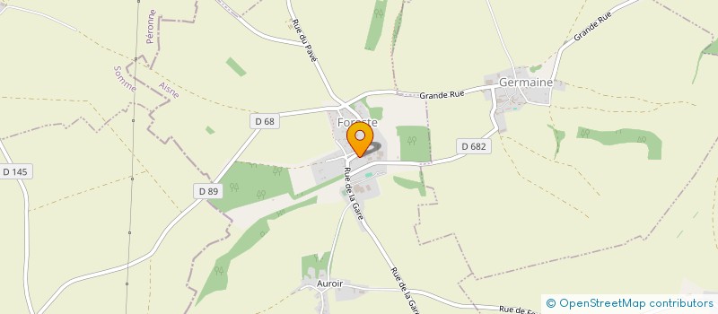 localisation de l'entreprise V.HUGO  FORESTE