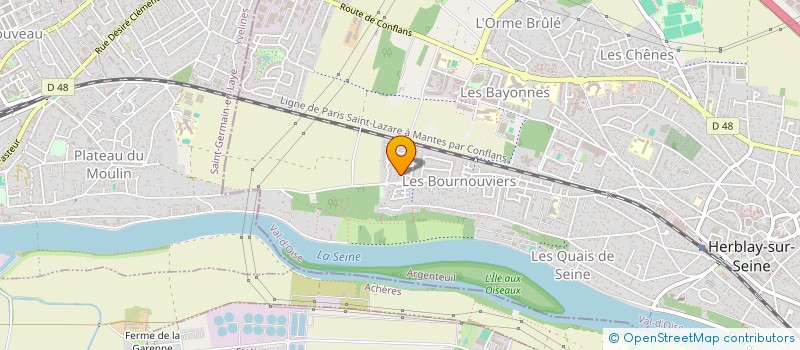 localisation de l'entreprise V I 2 L S  HERBLAY-SUR-SEINE