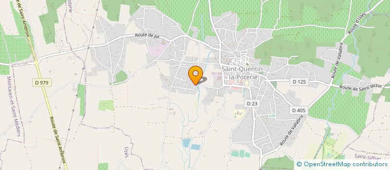 localisation de l'entreprise V.I.C. VOLUME INTERIEUR CONCEPT  SAINT-QUENTIN-LA-POTERIE