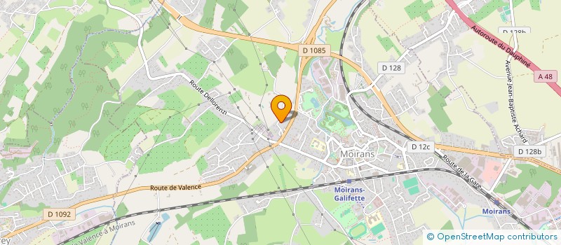 localisation de l'entreprise V.I.E  MOIRANS