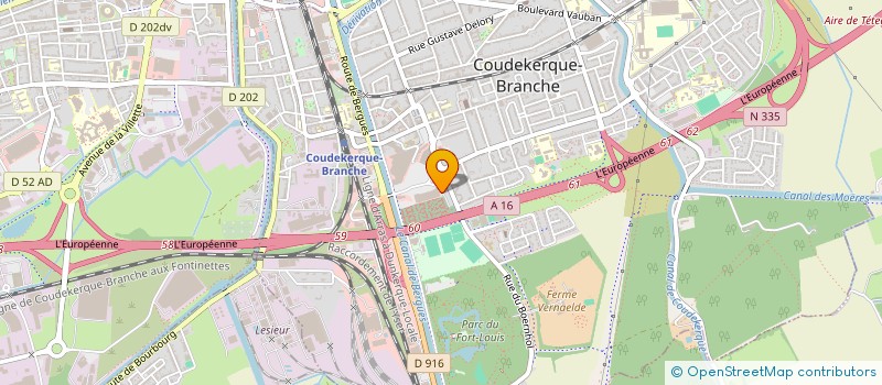 localisation de l'entreprise V I K  COUDEKERQUE-BRANCHE