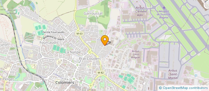 localisation de l'entreprise V.I.P à COLOMIERS