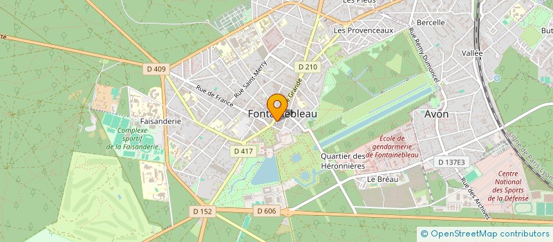 localisation de l'entreprise V.I.P. AIR à FONTAINEBLEAU