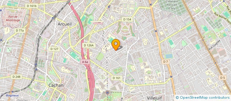 localisation de l'entreprise V.I.P BERLINE à VILLEJUIF