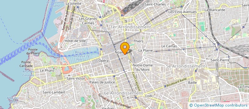 localisation de l'entreprise V.I.P.ELEC à MARSEILLE