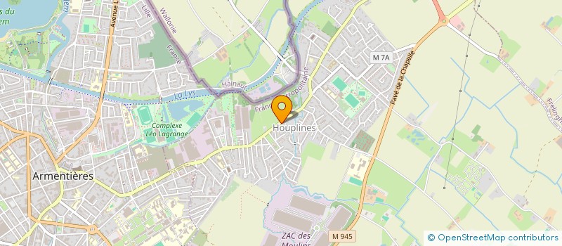 localisation de l'entreprise V.I.P. IMMOBILIARE  HOUPLINES