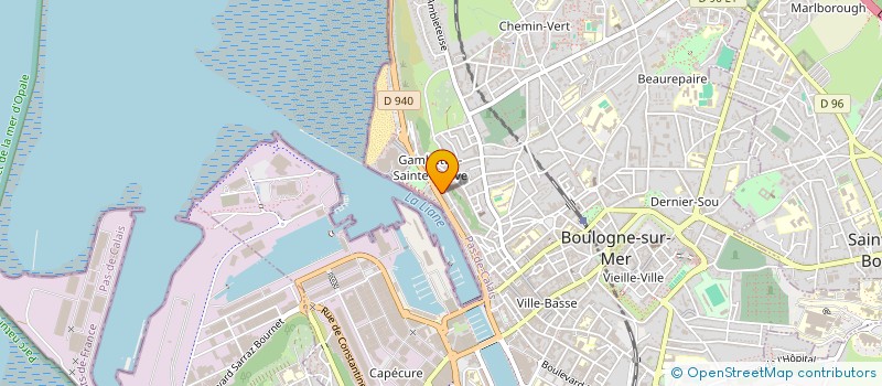 localisation de l'entreprise V.I.P. LE...FB à BOULOGNE-SUR-MER