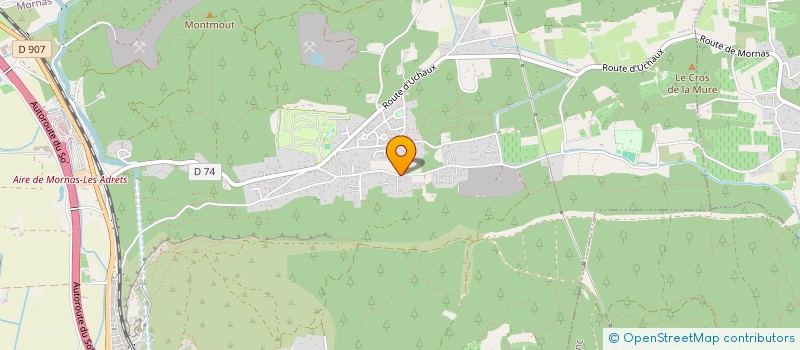 localisation de l'entreprise V.I.P. SECURITE à MORNAS