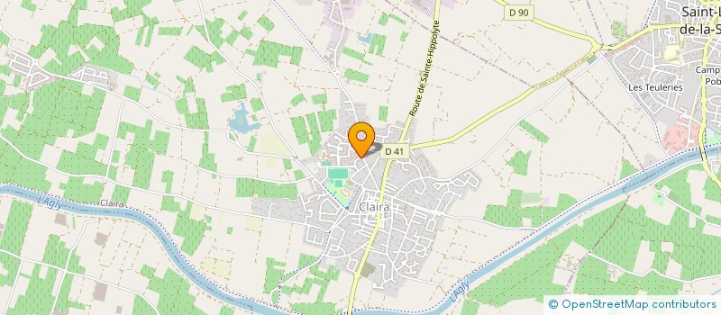 localisation de l'entreprise V I P SERVICES à CLAIRA
