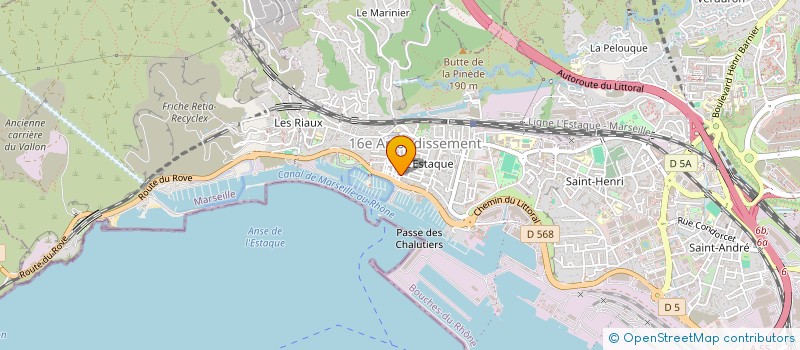 localisation de l'entreprise V.I.P STYLE 1316  MARSEILLE 16EME