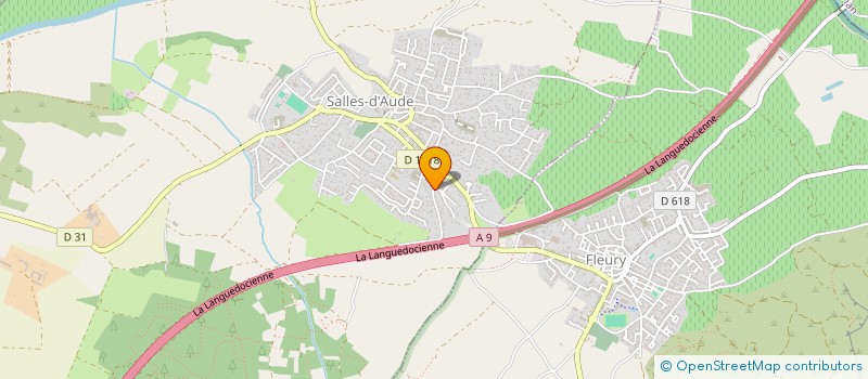 localisation de l'entreprise V.I.P. SYSTEM  SALLES D'AUDE