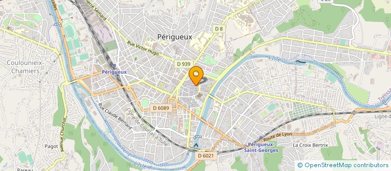 localisation de l'entreprise V.I.P. (VIBRE-IMAGINE-PARTICIPE) à PERIGUEUX