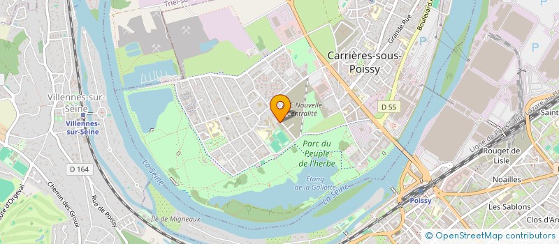 localisation de l'entreprise V I PRO ECOLOGIE  CARRIERES-SOUS-POISSY