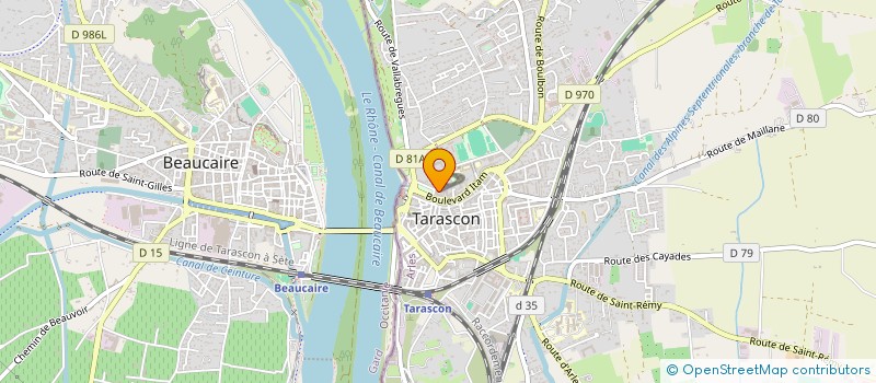 localisation de l'entreprise V.I.S.I.T.E.R AGRO PROVENCE  TARASCON