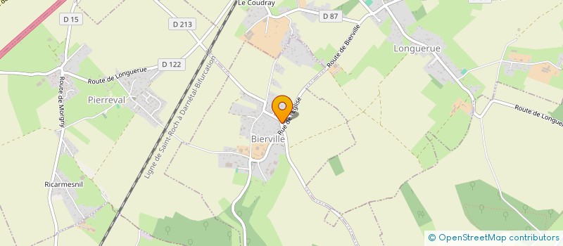localisation de l'entreprise V.IMMO  BIERVILLE