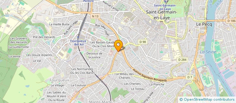 localisation de l'entreprise V-IMMOBILIER  SAINT-GERMAIN-EN-LAYE