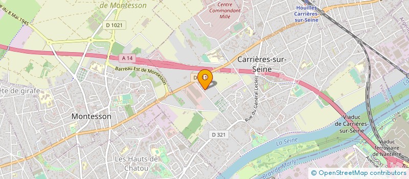 localisation de l'entreprise V.INGENIERIE à CARRIERES-SUR-SEINE