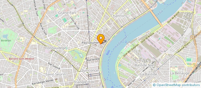 localisation de l'entreprise V'INSEEC BORDEAUX, VINS & SPIRITUEUX  BORDEAUX