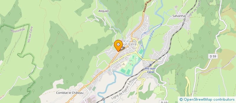 localisation de l'entreprise V IPAD à VIC-SUR-CERE