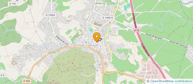 localisation de l'entreprise V&J  CLERMONT-L'HERAULT