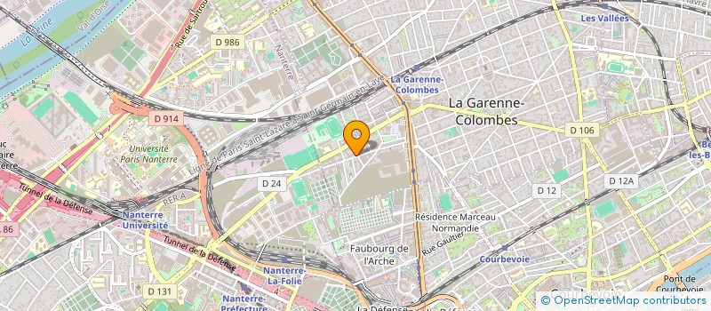 localisation de l'entreprise V&J ASSOCIES à LA GARENNE-COLOMBES