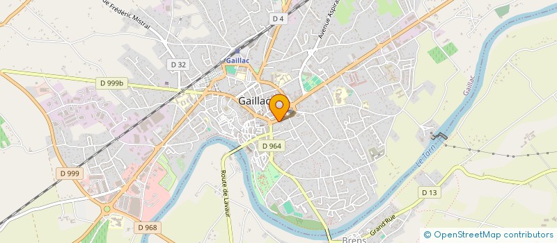 localisation de l'entreprise V&J CIG  GAILLAC