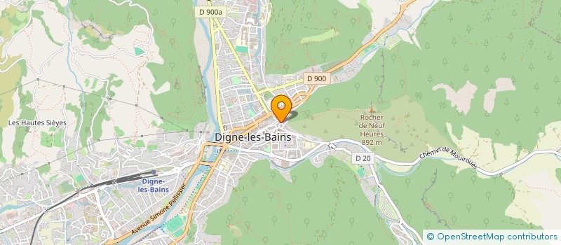 localisation de l'entreprise V.J. INVEST  DIGNE-LES-BAINS