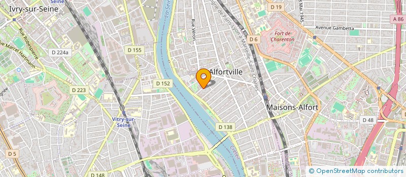 localisation de l'entreprise V.J.S à ALFORTVILLE