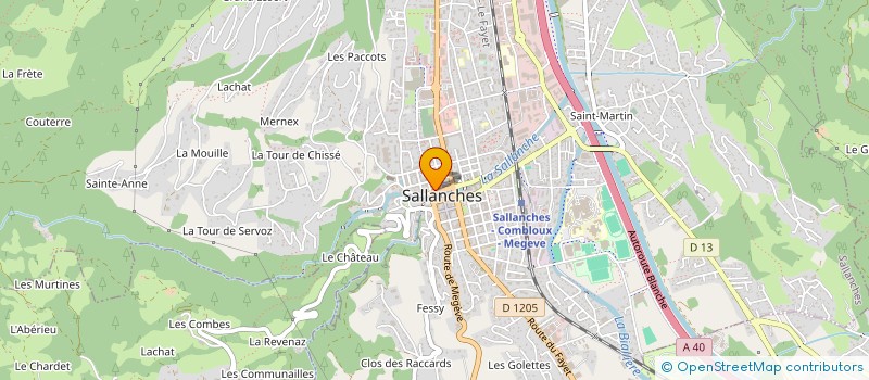 localisation de l'entreprise V & K à SALLANCHES