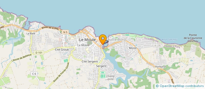 localisation de l'entreprise V.K.Y. IMPORT à LE MOULE