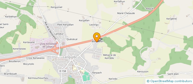 localisation de l'entreprise V.KLS  LANGUIDIC