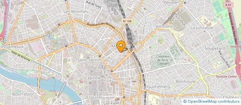 localisation de l'entreprise V.L.A. à TOULOUSE