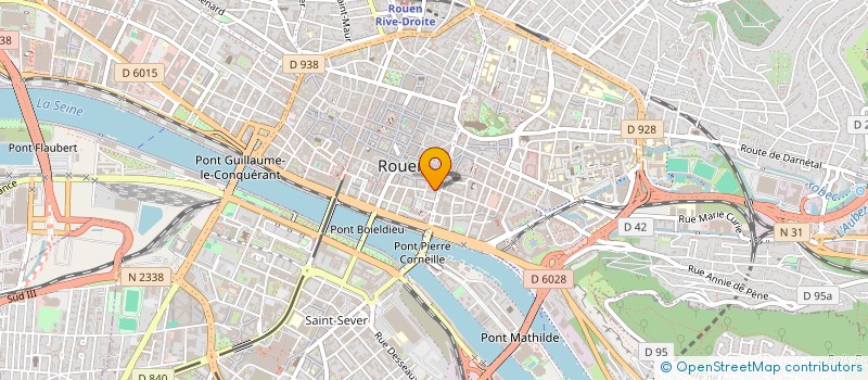 localisation de l'entreprise V.L.A.D.  ROUEN