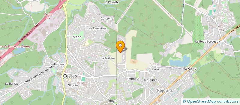 localisation de l'entreprise V.L.A.N  CESTAS