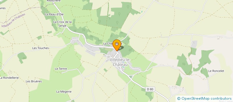 localisation de l'entreprise V L C  VILLEDIEU-LE-CHATEAU