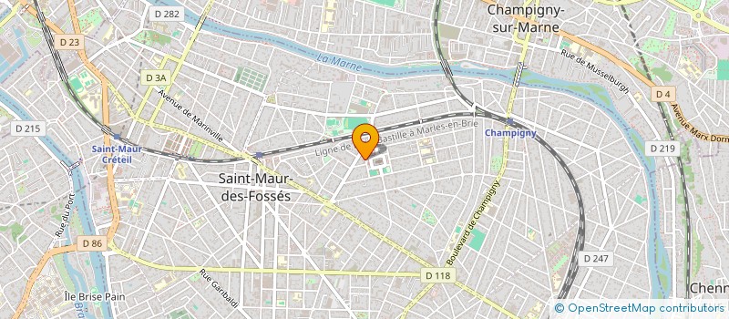 localisation de l'entreprise V&L COLLABORATIONS à SAINT-MAUR-DES-FOSSES