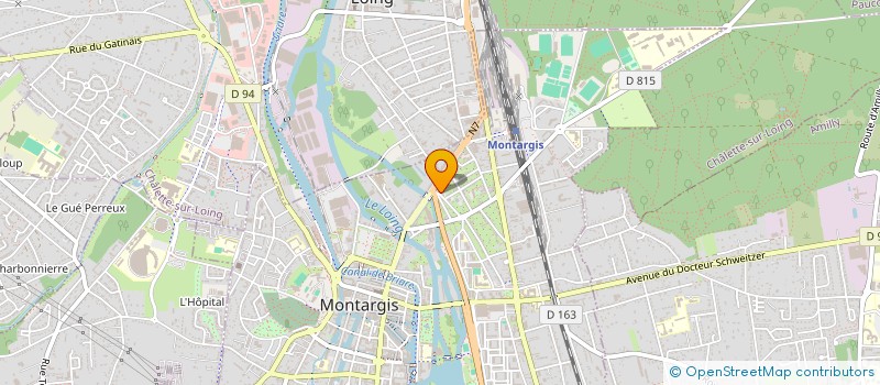 localisation de l'entreprise V.L. HOLDING à MONTARGIS