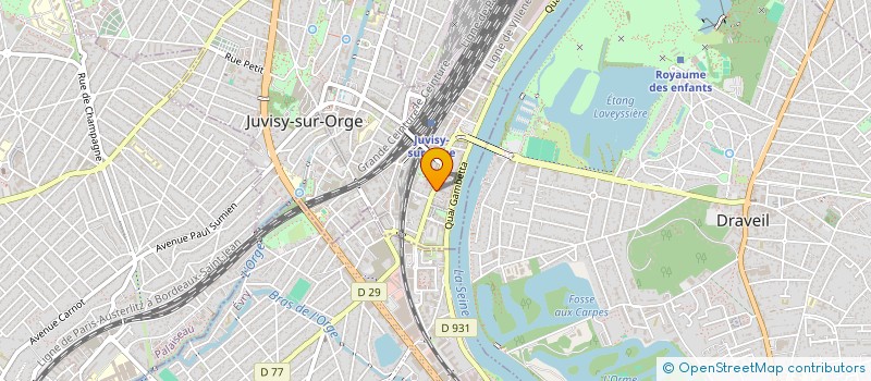 localisation de l'entreprise V & L SARL à JUVISY-SUR-ORGE