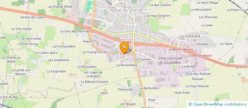 localisation de l'entreprise V.L.Z  CHANTEPIE