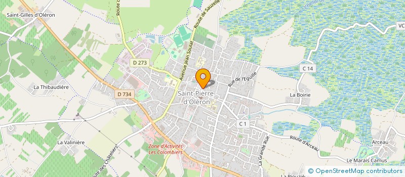 localisation de l'entreprise V'LA AUT'CHOSE à SAINT-PIERRE-D'OLERON