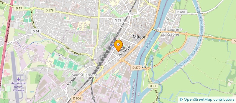 localisation de l'entreprise V'LA DES RETROS-CLUB MACONNAIS D'AUTOMOBILES ANCIENNES à MACON