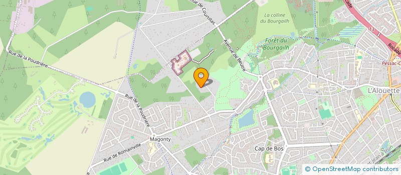 localisation de l'entreprise V LEASING  PESSAC