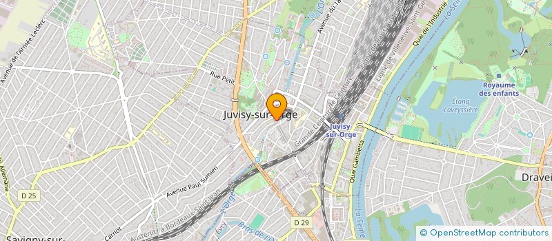 localisation de l'entreprise V-LINE à JUVISY-SUR-ORGE