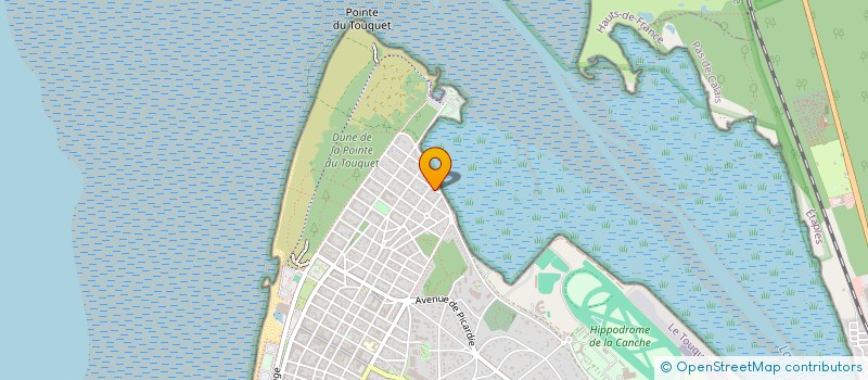 localisation de l'entreprise V.LUSSAC à LE TOUQUET-PARIS-PLAGE