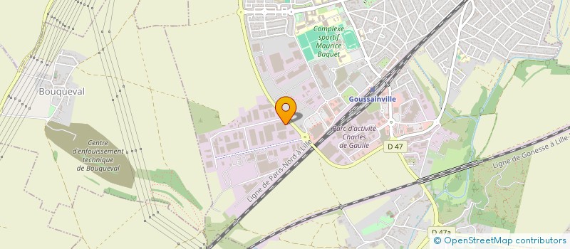 localisation de l'entreprise V-LUX  GOUSSAINVILLE