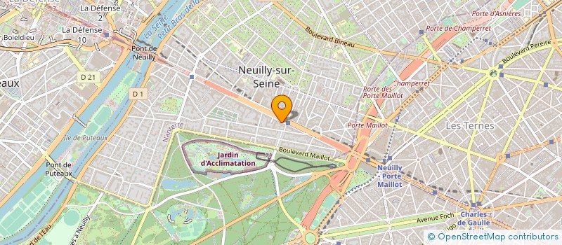 localisation de l'entreprise V.M. à NEUILLY-SUR-SEINE
