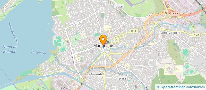 localisation de l'entreprise V.M.B à MARIGNANE