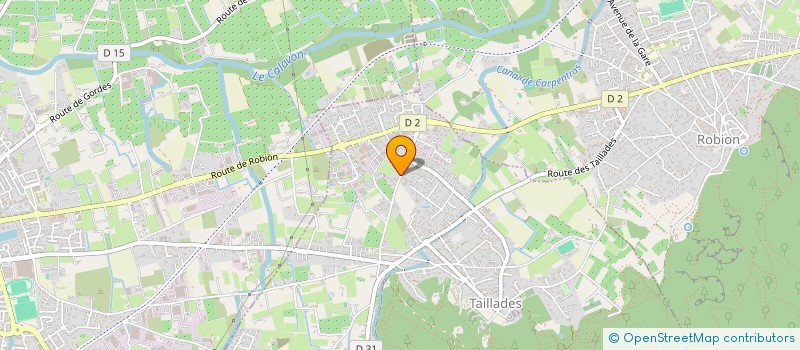 localisation de l'entreprise V.M.B.  TAILLADES