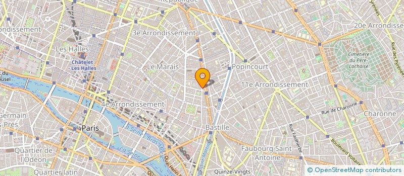 localisation de l'entreprise V.M.C  PARIS